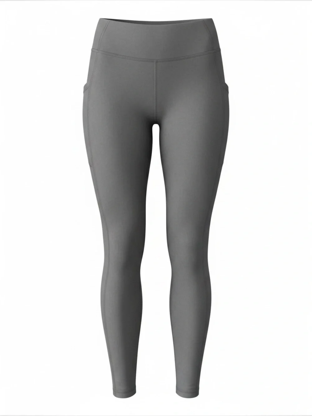 Lululemon Athletica Leggings 23” Gray Size 8 | Side Pockets
